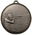 Médaille Laiton Frappée Carabine 52 Mm - Couleur Selon Stock
